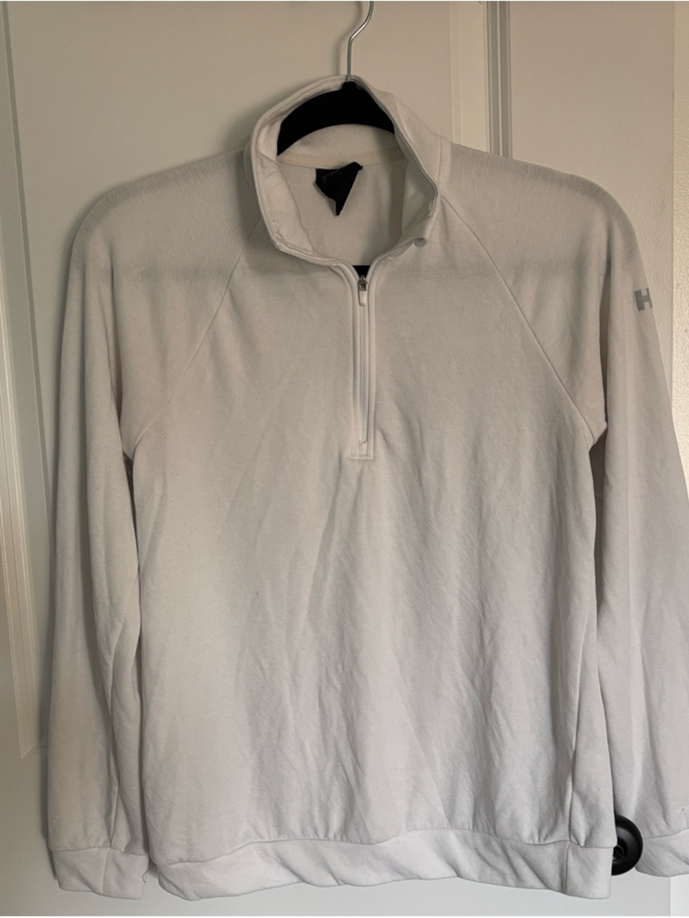Helly Hansen White Inshore, 1/4 Zip, Top
